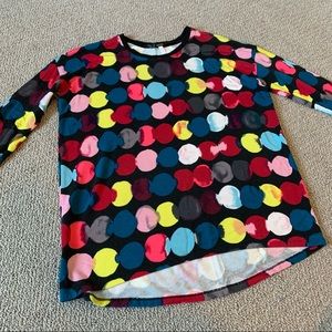 Kensie Circle Print Top